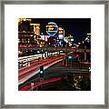 The Las Vegas Strip Framed Print