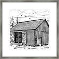 The Lawrence Barn Framed Print