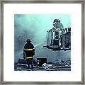 The Life Of Firemen Framed Print