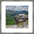 The Linville Gorge From Shortoff Framed Print