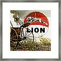 The Lion And The Chariot Framed Print