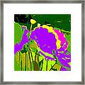 The Lotus Abstraction Framed Print