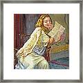 The Love Letter Framed Print