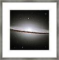 The Majestic Sombrero Galaxy Framed Print