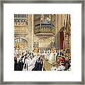The Marriage At St Georges Chapel Framed Print