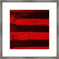 The Max Face In Red Framed Print