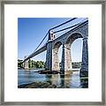 The Menai Suspension Bridge, Built In 1826 By Thomas Telford. Framed Print