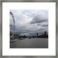 The Mighty Thames Framed Print