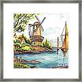 The Olde Mill Framed Print