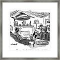 The Moment I Saw Ted I Fell For Him Hook Framed Print
