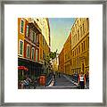 The Morning's Shopping In Vieux Nice Framed Print