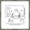 The Most Immediate Consequence Of Your Divorce Framed Print