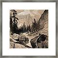 The North Dome Yosemite California Framed Print
