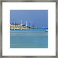 The Old- And New 7 Mile Bridge Framed Print