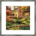 The Old Mill In Autumn - Arkansas - North Little Rock Framed Print
