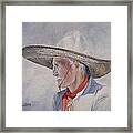 The Old Vaquero Framed Print