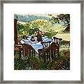 The Outdoor Gathering Framed Print