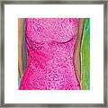 The Pink Dress Framed Print