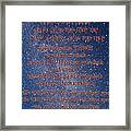 The Priestly Blessing Framed Print