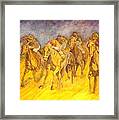 The Race - Das Rennen Framed Print