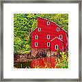 The Red Mill Framed Print