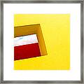 The Red Rectangle Framed Print