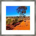 The Road To Uluru Framed Print