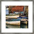 The Rowboats Of Folkestone Framed Print