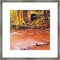 The Ruins Of An Old Mill Framed Print