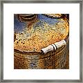 The Rusty Can Framed Print
