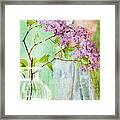 The Scent Of Lilacs Framed Print