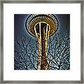 The Seattle Space Needle Iv Framed Print