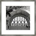 The Secret Garden Bw Framed Print