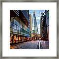 The Shard, South Bank, London, England Framed Print