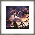 The Skies Were On Fire...a Great Way To Framed Print
