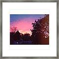 The Sky Looks Gorg 😍 Framed Print