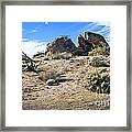 The Sky The Wind And The Desert Hills Framed Print