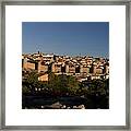 The Skyline Of Avila Spain Framed Print