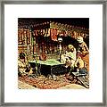 The Slipper Merchant Framed Print