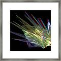 The Speed Of Light - Use Red/cyan Filtered 3d Glasses Framed Print