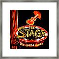 The Stage On Broadway Framed Print