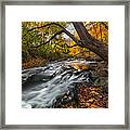 The Still River Square Framed Print