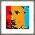 The Three Faces Of Elvis Framed Print