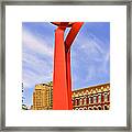 The Torch Of Friendship Framed Print
