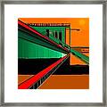 The Train Station  Number 9 Framed Print