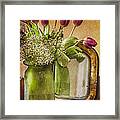 The Tulips Stand Arrayed - A Still Life Framed Print