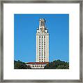 The University Of Texas Tower Framed Print