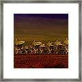 The Very Large Array In New Mexico Framed Print