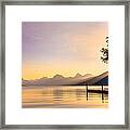 The View From Apgar Framed Print