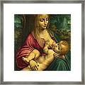 The Virgin And Child Framed Print